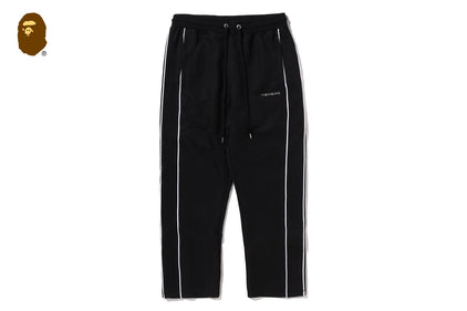 LINE CAMO JACQUARD METAL LOGO RELAXED FIT TRACK SWEAT PANTS