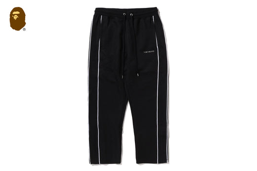 LINE CAMO JACQUARD METAL LOGO RELAXED FIT TRACK SWEAT PANTS