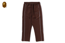 LINE CAMO JACQUARD METAL LOGO RELAXED FIT TRACK SWEAT PANTS