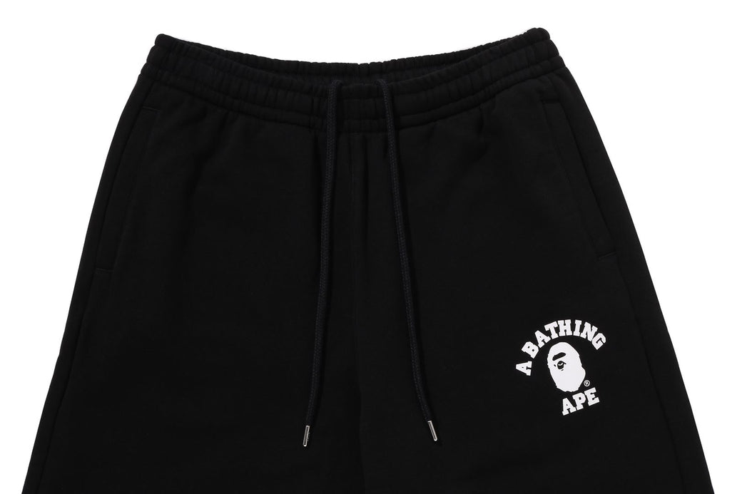 COLLEGE OVERSIZED FIT WIDE LEG SWEAT PANTS | bape.com