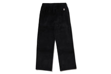 CRYSTAL STONE APE HEAD VELOUR WIDE PANTS