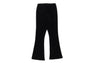 WASHED MULTI LOGO RHINESTONE VELOUR BOOTCUT FIT PANTS