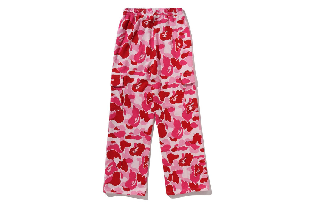 ABC CAMO A BATHING APE LOGO STRAIGHT SWEAT PANTS | bape.com