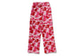ABC CAMO A BATHING APE LOGO STRAIGHT SWEAT PANTS