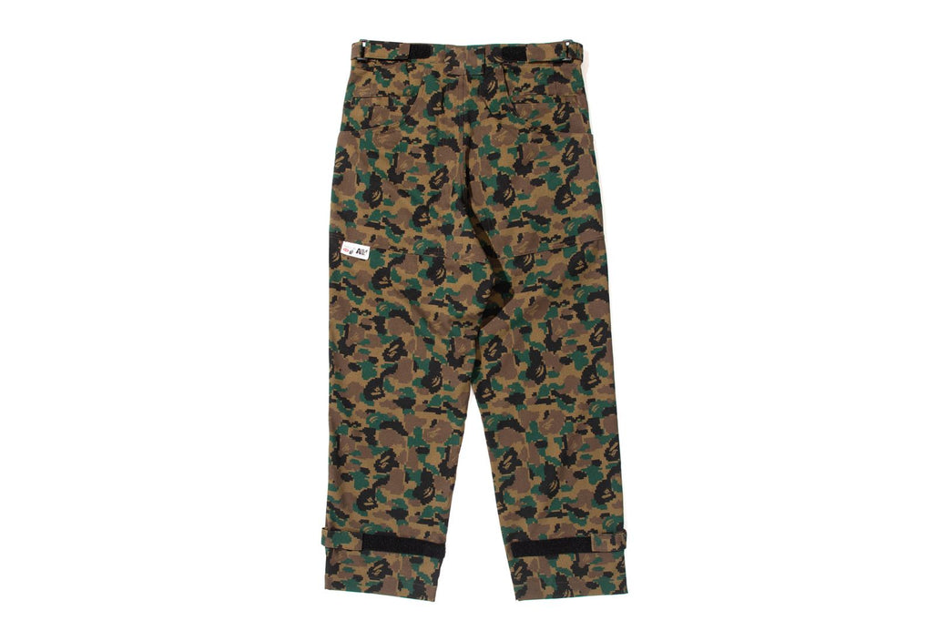 BAPE BY KAZUKI KURAISHI 】PIXELATE CAMO TACTICAL PANTS | bape.com