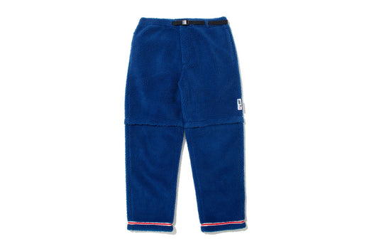 【 BAPE BY KAZUKI KURAISHI 】SHERPA DETACHABLE RELAXED FIT PANTS