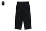 BAPE BLACK WASHED CHORE WORK PANTS #1