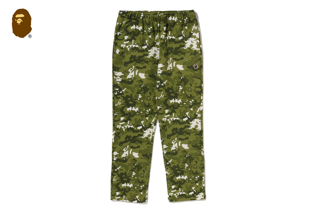 MULTI PIXEL CAMO WIDE LEG SWEAT PANTS | bape.com