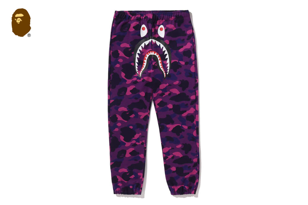 COLOR CAMO SHARK SWEAT PANTS | bape.com