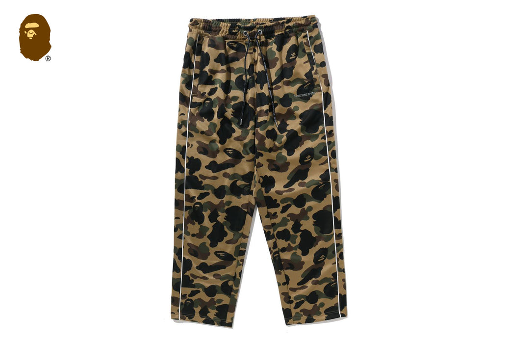 1ST CAMO A BATHING APE LOGO RELAXED FIT TRACK SWEATPANTS | bape.com