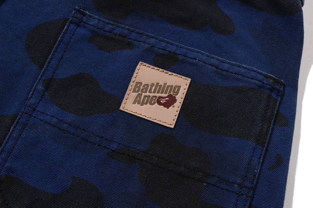 SOLID 1ST CAMO GARMENT DYED RELAXED FIT WORK PANTS | bape.com