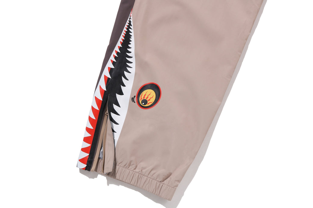 BAPE BY KAZUKI KURAISHI 】3-LAYER BELTED SHARK PANTS | bape.com