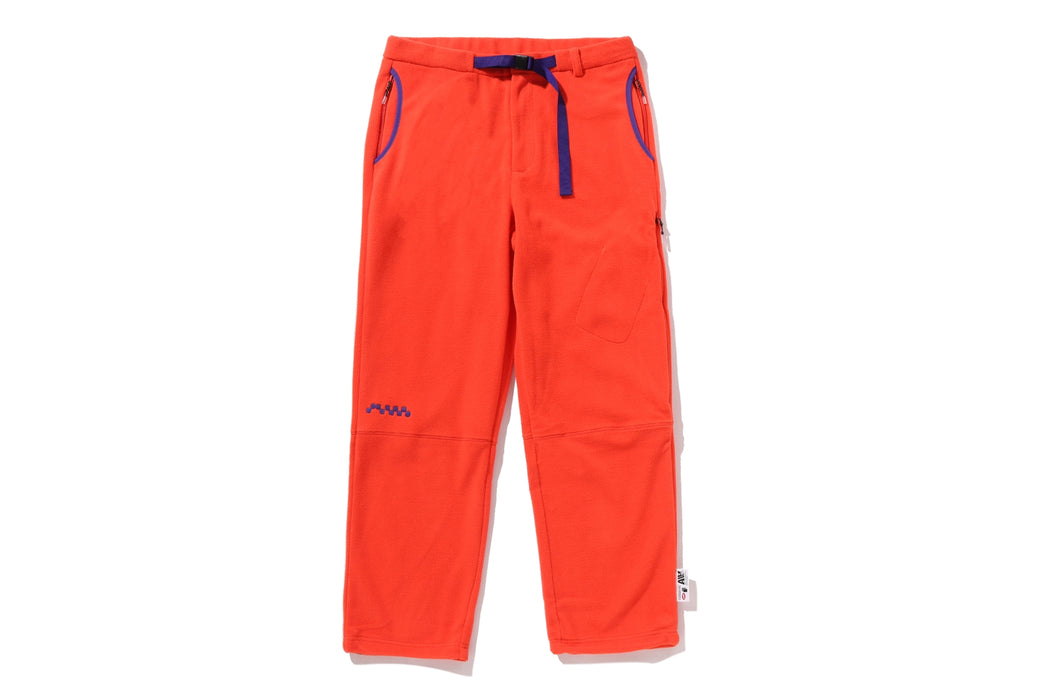 BAPE BY KAZUKI KURAISHI 】HALFTONE LOGO FLEECE BELTED PANTS | bape.com