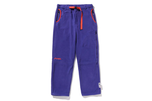 【 BAPE BY KAZUKI KURAISHI 】HALFTONE LOGO FLEECE BELTED PANTS