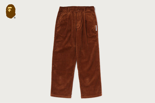 CORDUROY ELASTICATED RELAXED FIT PANTS
