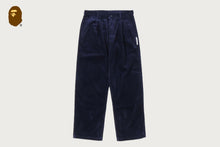 CORDUROY ELASTICATED RELAXED FIT PANTS