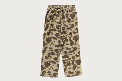 COLOR CAMO ONE POINT CORDUROY RELAXED FIT PANTS