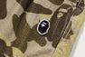 COLOR CAMO ONE POINT CORDUROY RELAXED FIT PANTS