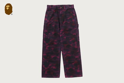 COLOR CAMO RELAXED FIT WORK PANTS