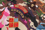 HYBRID CAMO MULTI BADGE CARGO PANTS