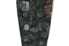 HYBRID CAMO MULTI BADGE CARGO PANTS