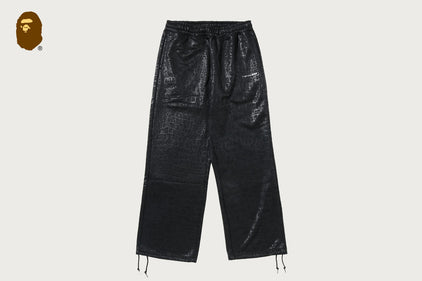 CROC PATTERN LOGO RELAXED FIT SWEATPANTS