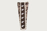 COLOR CAMO MESH HIGH SPLIT SNAP BUTTON RELAXED FIT PANTS