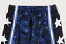 COLOR CAMO MESH HIGH SPLIT SNAP BUTTON RELAXED FIT PANTS