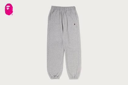 APE HEAD ONE POINT WIDE SWEAT PANTS