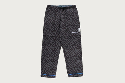 【BAPE BY KAZUKI KURAISHI】 MAZE PATTERN FLEECE PANTS