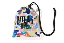 MULTI CAMO NYC LOGO KINCHAKU BAG