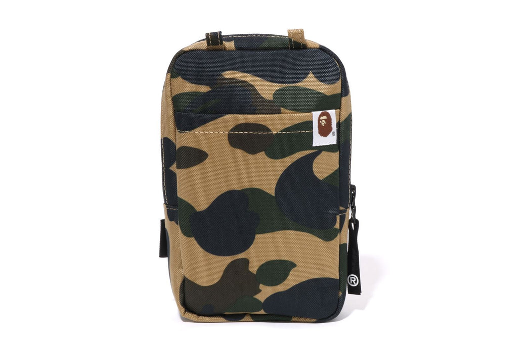 1ST CAMO CORDURA PHONE SHOULDER BAG bape