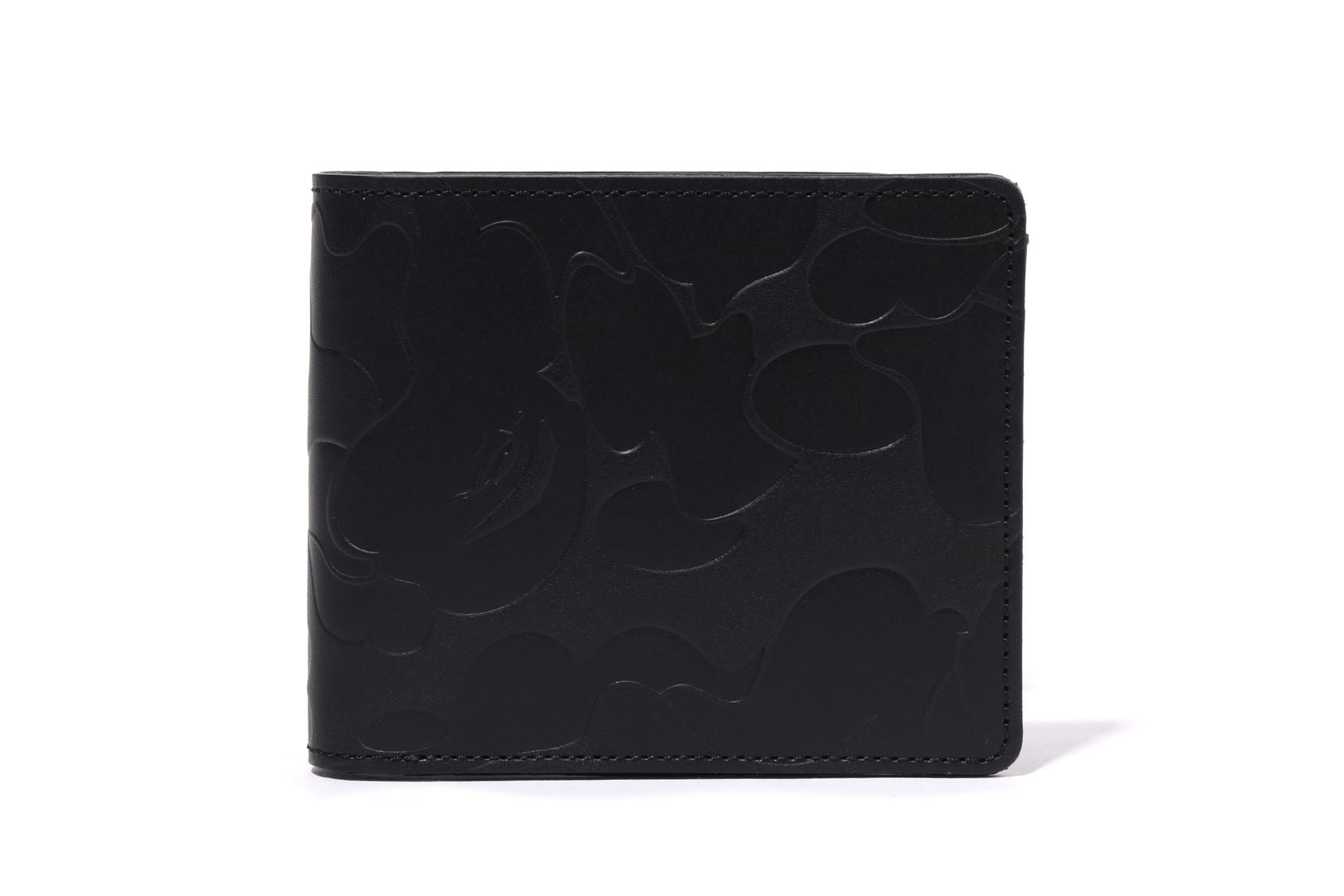 SOLID CAMO LEATHER POUCH WALLET | bape.com
