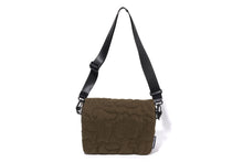 LINE CAMO QUILTED SHOULDER BAG