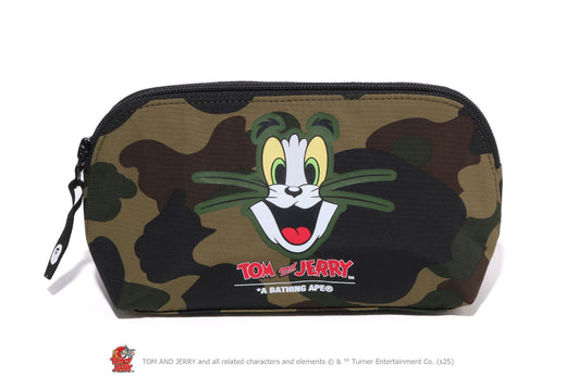 【 BAPE X TOM AND JERRY 85TH 】1ST CAMO POUCH