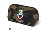 【 BAPE X TOM AND JERRY 85TH 】1ST CAMO POUCH