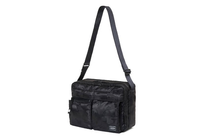【 BAPE X PORTER STAND 】SLING BAG W ZIP (L)