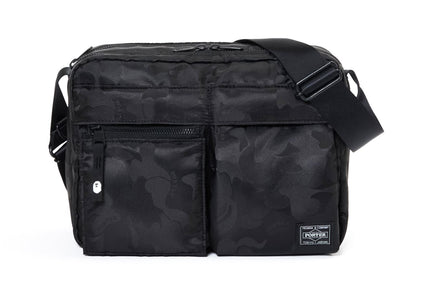 【 BAPE X PORTER STAND 】SLING BAG W ZIP (L)