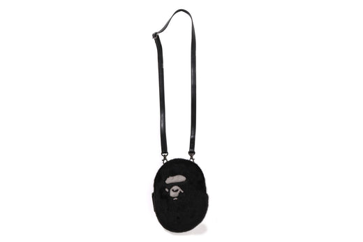 APE HEAD FAUX FUR MINI SHOULDER BAG