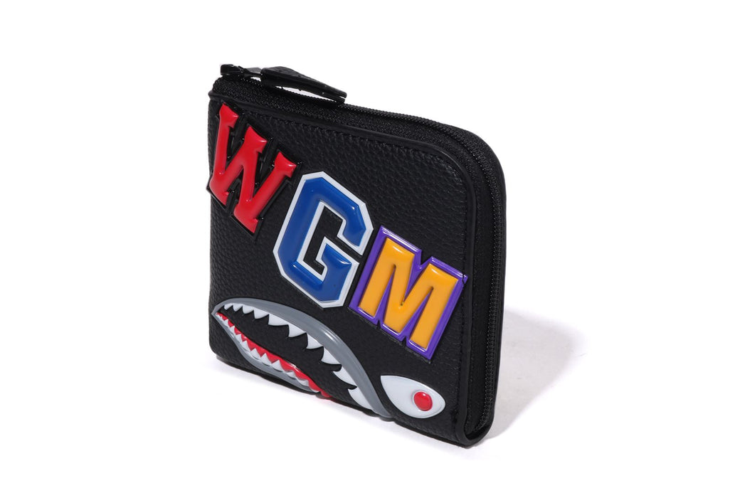 小物 BAPE SHARK MINI WALLET BAPE Black Shark Long Wallet A Bathing Ape