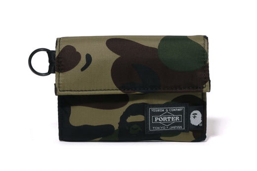 【 BAPE X PORTER 】1ST CAMO WALLET