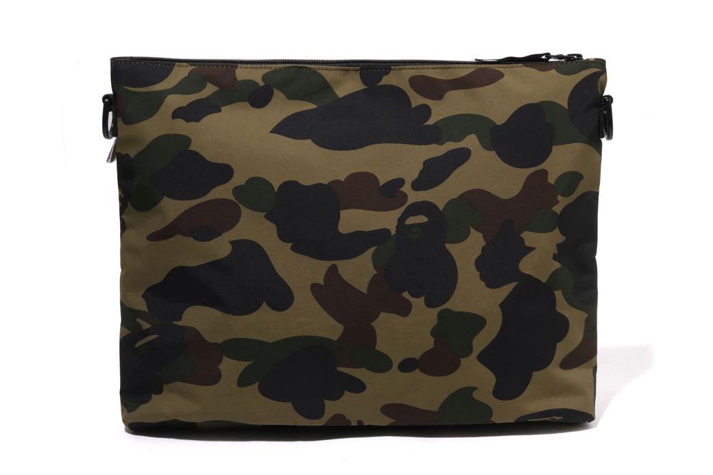 90s 初期BAPE ファーストカモ　迷彩柄 ショルダーバッグ A BATHING APE 経堂) ベイプ BAPE 1st camo ファーストカモ