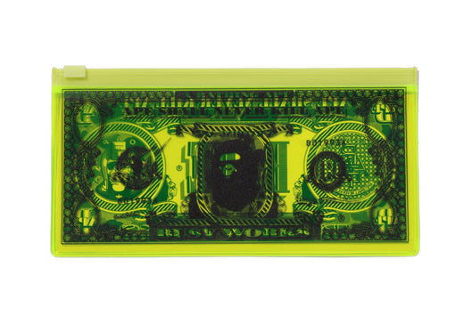 BANKNOTE DESIGN CLEAR POUCH