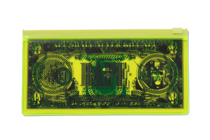 BANKNOTE DESIGN CLEAR POUCH