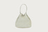 DENIM CAMO QUILTING BUCKET BAG