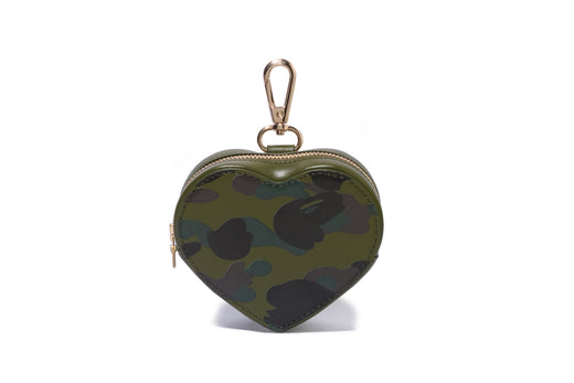 1ST CAMO HEART SHAPED COIN CASE