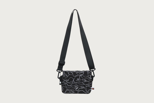 LINE CAMO QUILTED SHOULDER BAG