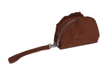 APE HEAD SUEDE EMBOSSED POUCH