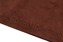 APE HEAD SUEDE EMBOSSED POUCH