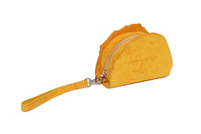 APE HEAD SUEDE EMBOSSED POUCH